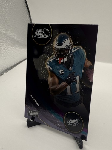 2024 Panini Player Of The Day - A.J. Brown Purple /25 #14 - Picture 2 of 8