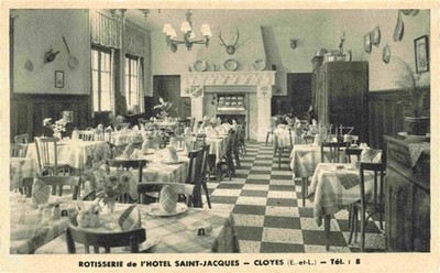Cloyes-sur-le-Loir Chateaudun 28 Eure-et-Loir Hotel-Saint-Jacques Rotisserie Res