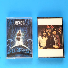 AC/DC: Highway to Hell  Ballbreaker Cassette Tape Lot 2 Hard Rock Heavy Metal