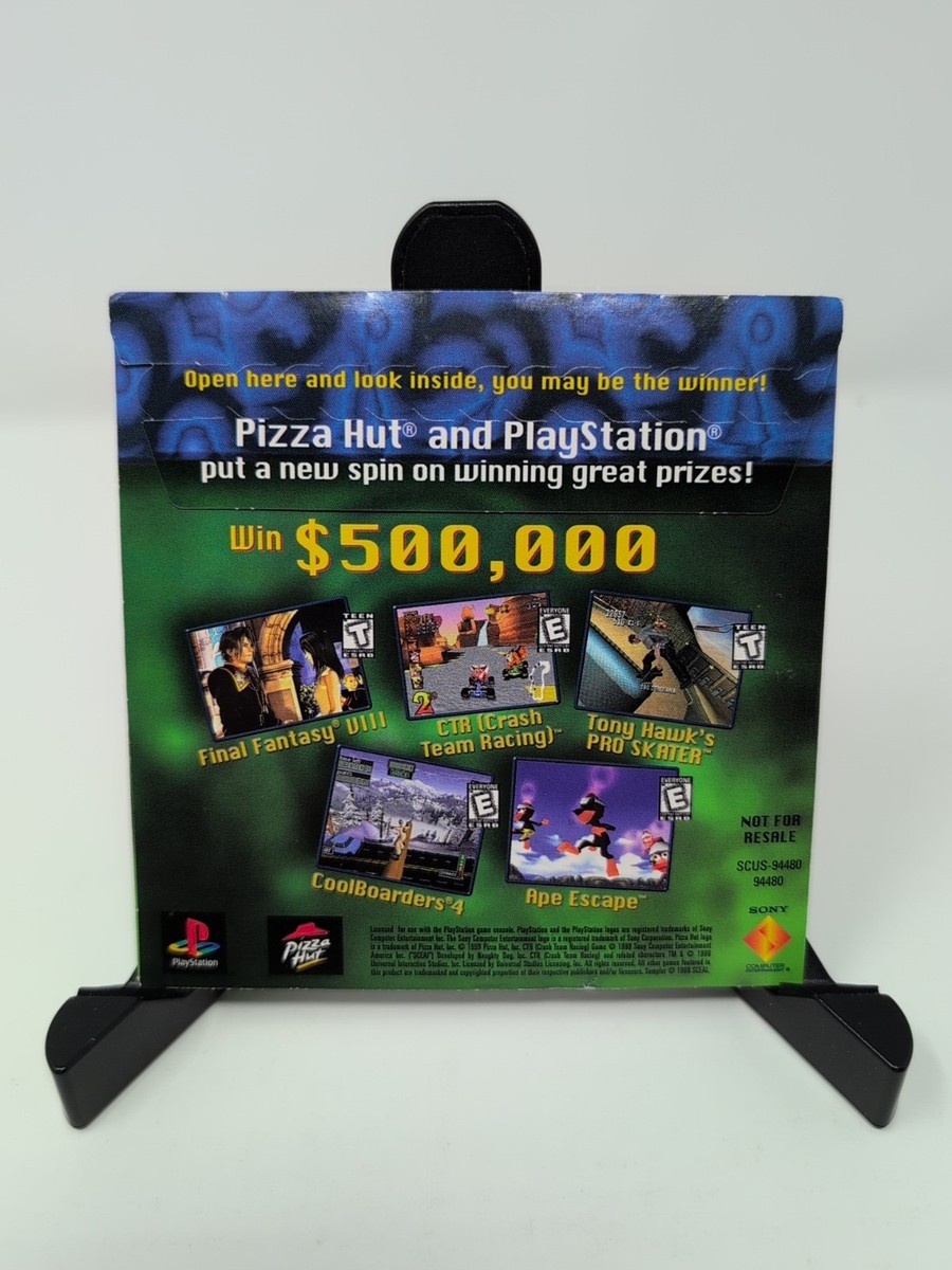 Sony PS1 Pizza Hut Demo Discs (2): CTR, Spyro, Final Fantasy VIII