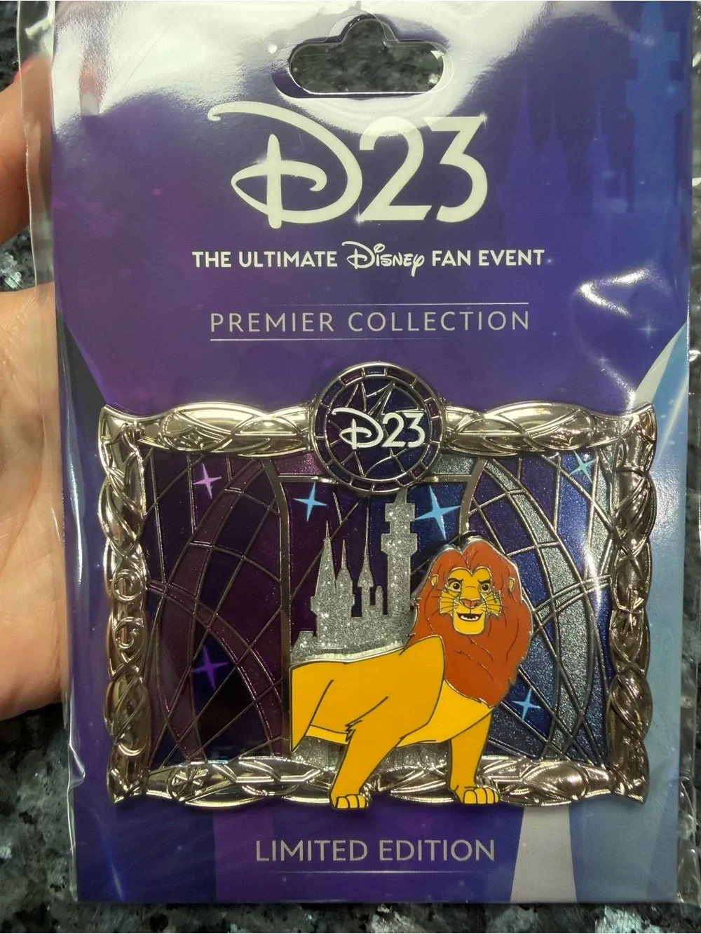 B5 Disney D23 2026 LE Pin Premier Collection Lion King Simba