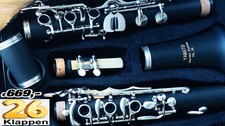 Professional clarinet, full system, 26 keys handmade GERMAN-SYSTEM