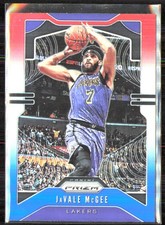 2019-20 Panini Prizm #225 JaVale McGee Prizms Red White and Blue