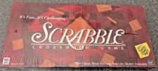Vintage 1990 Scrabble Board Game NEW SEALED NIB Retro Family Word Game