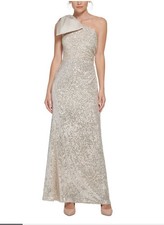 Eliza J 14 One Shoulder Sequin Holiday Dress
