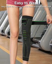 2 Pack Knee Wraps for Pain Relief Women Men, Knee Compression Sleeve for Men ...