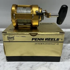 Penn International II 12 LT Blue Printed By Cal Sheets 