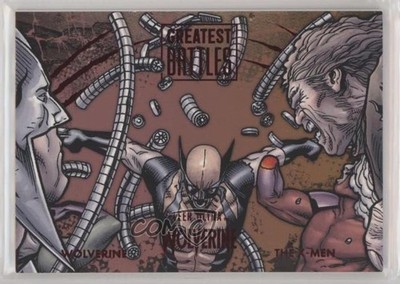 2023 Fleer Ultra Greatest Battles Red Foil /74 Wolverine vs The X-Men 02aj