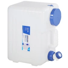 REDCAMP 4 Gallon/15L Portable Water Container with Spigot,Camping Water Jug,C...