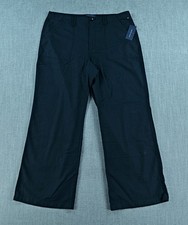 Tommy Hilfiger Pants Women's 16 Black Wide Leg Soft Cotton Casual Pants NWT