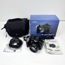 Canon PowerShot SX20 IS 12.1MP 20x Zoom Digital Camera-Flip LCD -Bundle w/ Box 