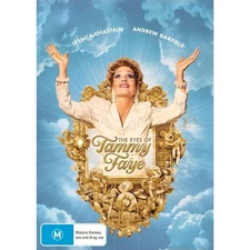 The Eyes of Tammy Faye DVD | Jessica Chastain, Andrew Garfield | Region 4