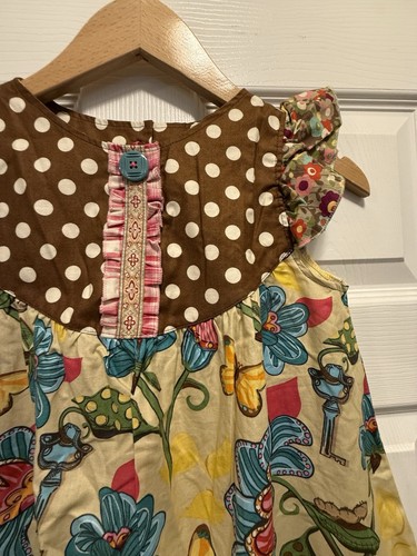 Matilda Jane Platinum Flutters On Flutter Dress Girls Size 8 NWOT LE 2/10 - Picture 4 of 10