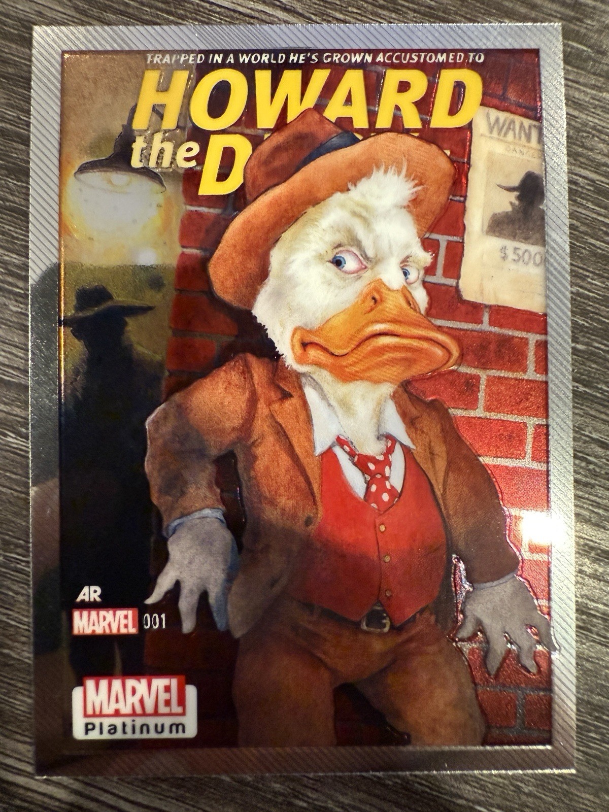 Howard The Duck #WI41 Marvel 2023 Upper Deck Platinum Cover Variant trading card — raw and PSA graded price guide