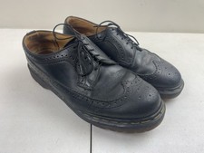 Vintage Dr Martens Made in England Gibson Brogue Black Classic 10.5-11.5