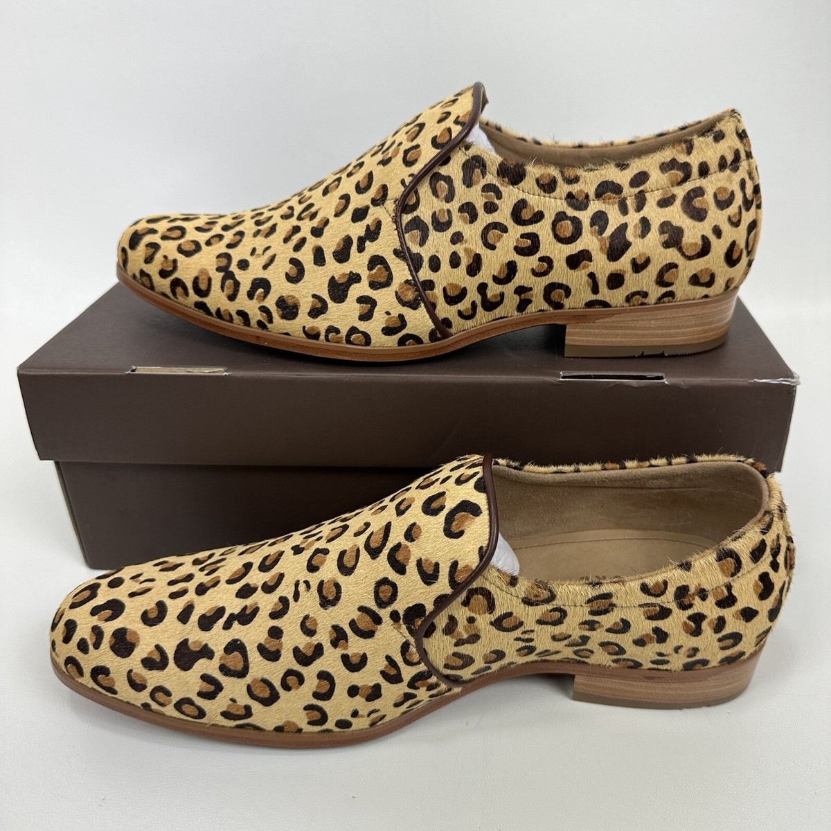 Bespoke‎ Custom Leopard Loafers Men\'s Size 12 Shoes Bespoke Custom Leopard Loafers Men main image 2
