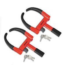 Wheel Lock Universal Trailer Wheel Lock Adjustable Security Tire Boot Lock An...