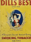 VINTAGE ADVERTISING EMPTY DILL'S BEST VERTICAL POCKET TOBACCO TIN — photo 2