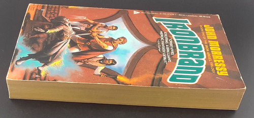 Ironbrand John Morressy Iron Angel Trilogy 1984 paperback Fantasy Cover art sd - Imagen 5 de 6