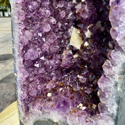 60.9LB Large Natural Amethyst Geode Cathedral Crystal Cluster Specimen Healing - 第 11/24 張圖片