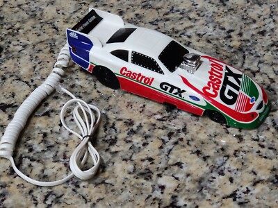 Vintage Rare 90's John Force NHRA Funny Car Touch Tone Telephone    