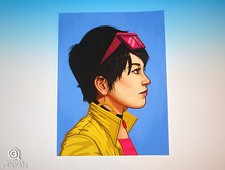 Mondo Jubilee Mike Mitchell Portrait Print Marvel Comics X-Men Giclee Proof