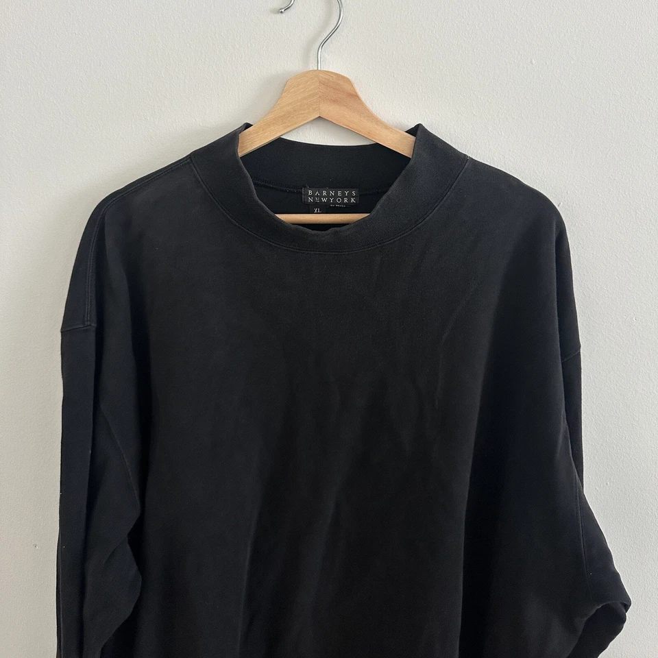 Suéter Barneys New York Negro Talla XL 100% Algodón Foto 2 de 4