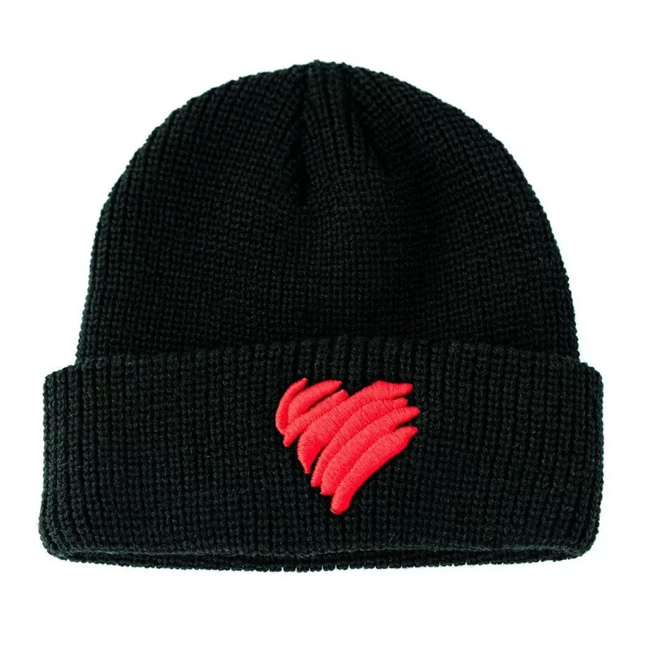 Crewlove BIG Heart Skully en noir * pas Supreme ou Kith * matière tricot