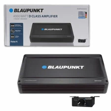 Blaupunkt AMP4000D Class D Monoblock Car Amp Amplifier 4000W Max Peak Power