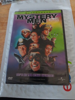 MYSTERY MEN DVD 1999 WIDESCREEN BEN STILLER PAUL REUBENS Brand New