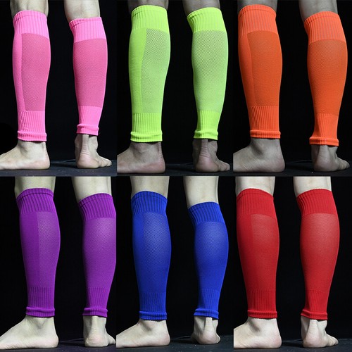 Football Sports Socks Stockings Leg Sleeve Long Socks Running Breathable Unisex - Picture 3 of 21