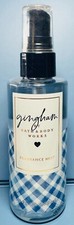  NEW GINGHAM  TRAVEL BODY MIST  Bath  Body Works  SHIPS FREE 