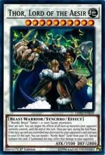 YUGIOH Nordic / Aesir Deck Complete 40 - Cards + Extra