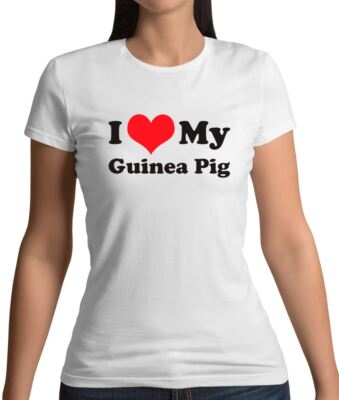 I Love My Guinea Pig - Womens T-Shirt - Pigs Cute Pet Pets Lover Funny