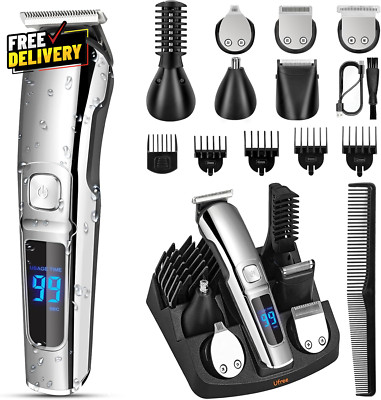 Beard Trimmer for Men Waterproof Electric Razor for Nose Body Face & Mustache...