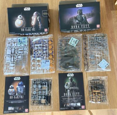 キャラクター BANDAI  STARWARS  BB-8 & R2-D2 BOBA FETT Amazon.com: Bandai Hobby Star Wars 1/12 Plastic Model BB-8