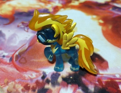 Bolso Ciego Hasbro My Little Pony Transparente AZUL PERNO/SPITFIRE Usado Raro - Imagen 3 de 4
