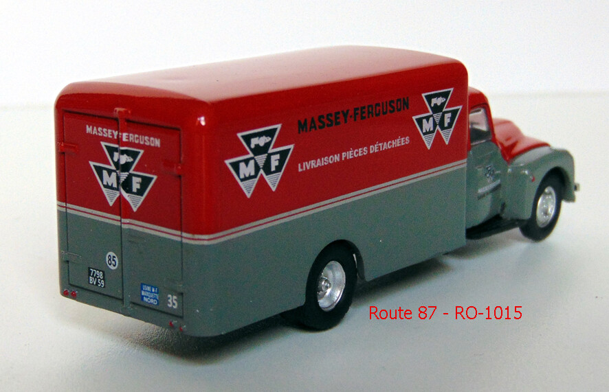 Citroën 55 fourgon Route 87 HO pour décor de diorama agricole