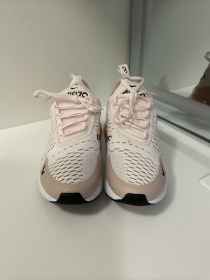 Nike Air Max 270 Women's Size Soft Pink White Beige Black
