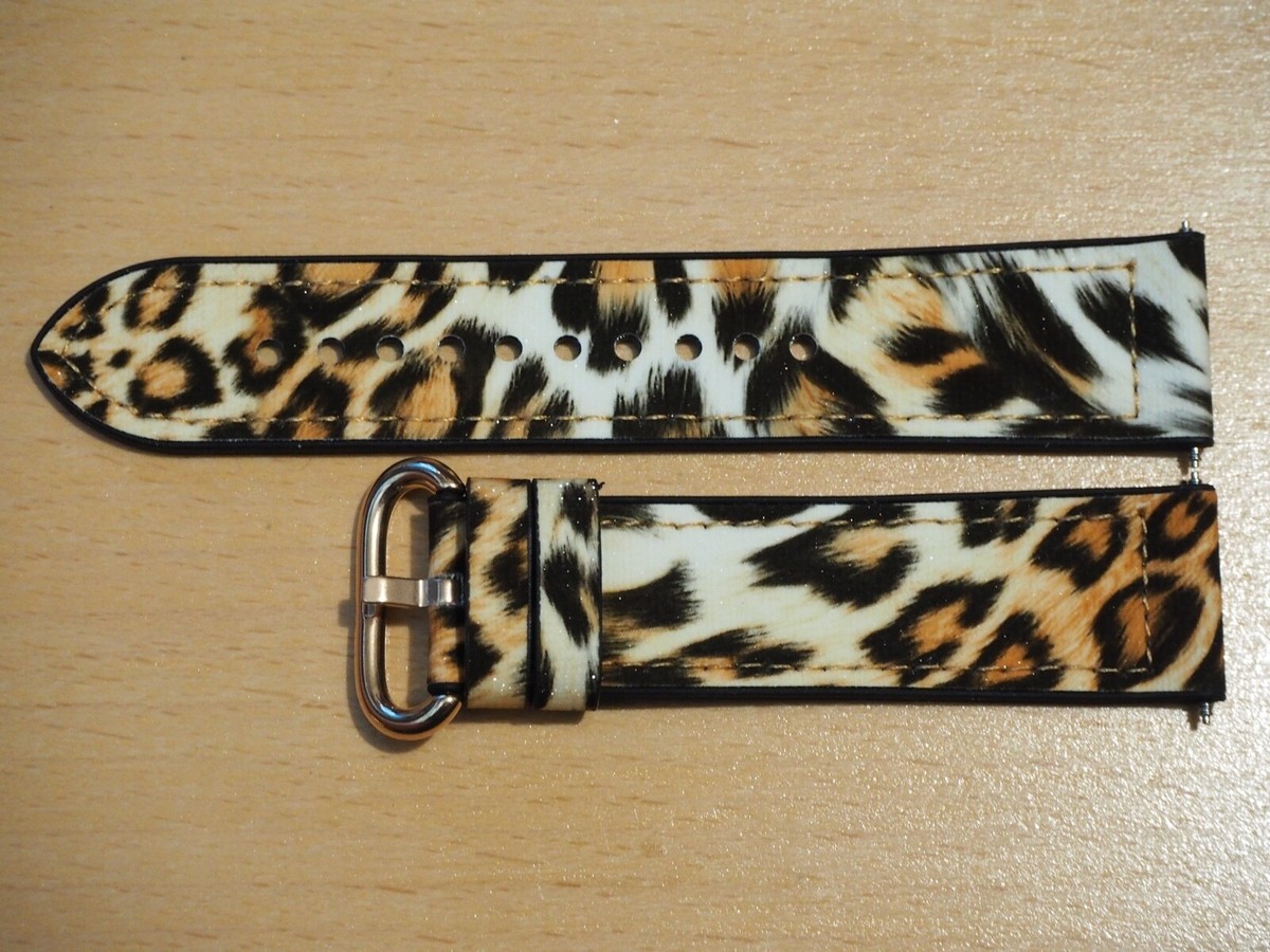 Bracelet De Montre Hybride Silicone Et Cuir De Veau - Qualité Haut De Gamme, Rapide à Changer, Neuf Avec étiquettes