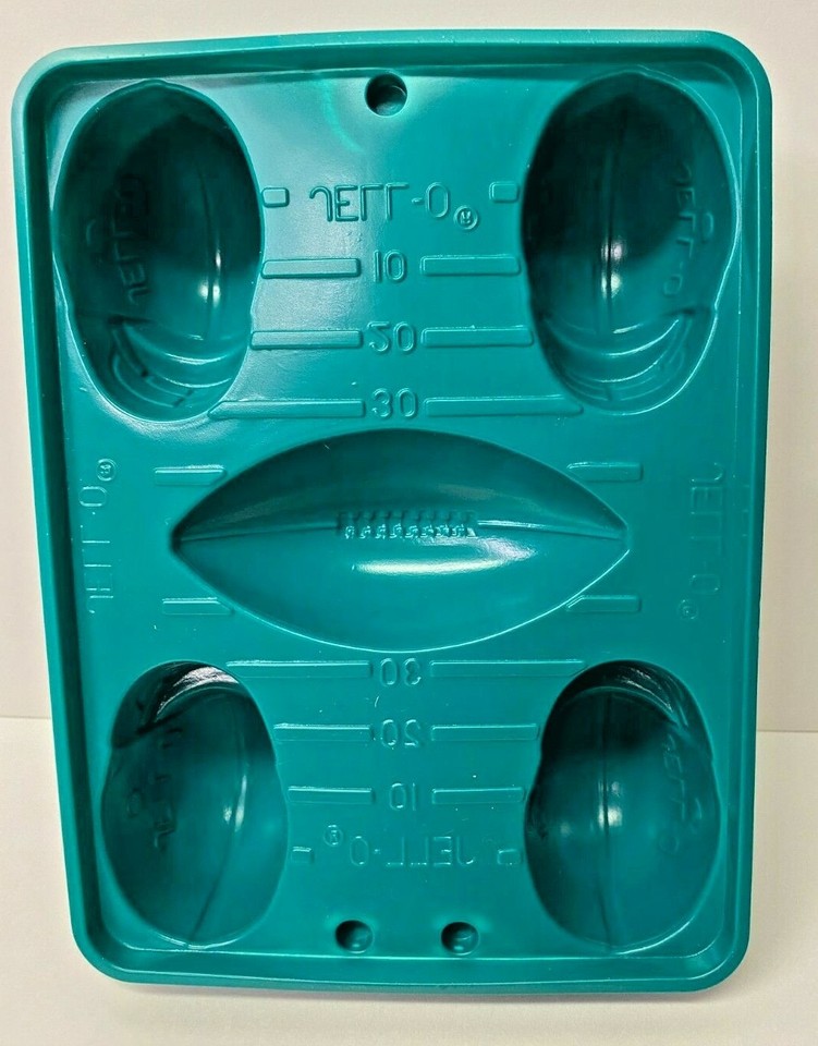 2 Jello Jigglers Football Helmet Molds + 3 Mini Riddell Football