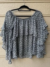 Abbeline Multicolor Off Shoulder Blouse M