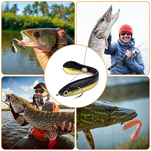 Bionic Fishing Lure, Soft Bionic Fishing Lures Kit Creative 5 Large + 5 Small - Picture 7 of 7