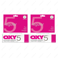 2 x OXY 5 Acne Treatment 25g - 5 Benzoyl Peroxide for Mild Acne Pimple Care