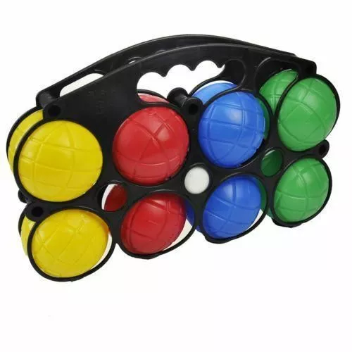 9 Ball Set Boule Bocce Ball Outdoor Toys Plastic Boules Jack Games