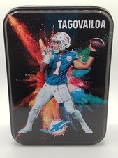 Tua Tagovailoa NFL Color Blast Prizm Collectors Tin - Miami Dolphins Empty