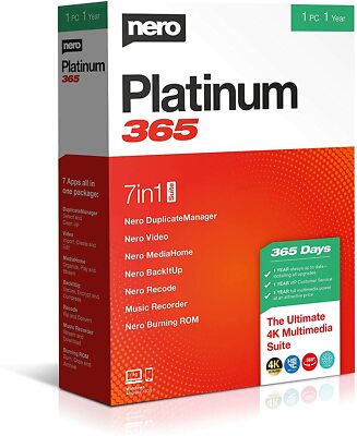 Nero Platinum 365 7 In 1 Suite 1 Year For 1 Pc User New Sealed Box Ebay Nero Platinum 365 7 In 1 Suite 1 Year For 1 Pc User New Sealed Box Ebay