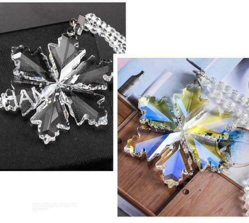 Crystal Large Annual Edition Christmas Gift Ornament New Snowflake Holiday - Picture 8 of 12