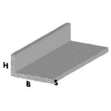Profil Angulaire L CM 100 H Argent 20x10x1 MM Profils Aluminium