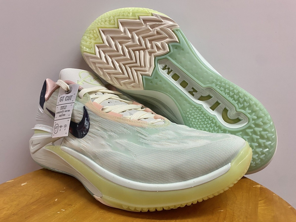 NIKE AIR ZOOM GT CUT 2 BETTER YOU COCONUT MILK BARLEY GREEN DJ6015